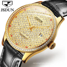 Men Watch  Swiss Movement Luxury Brand JSDUN Mechanical Automatic Watch For Men Relojes Steel Band WaterProof Hand Clock